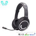 Soft leather ear pad vibration gaming headphone for video game